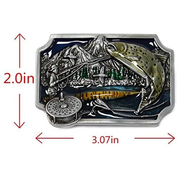 ❤️ Vintage Style American Cowboy Fashion Western Belt Buckles For Men - Picture 2 of 6